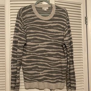 Grey Zebra Sweater